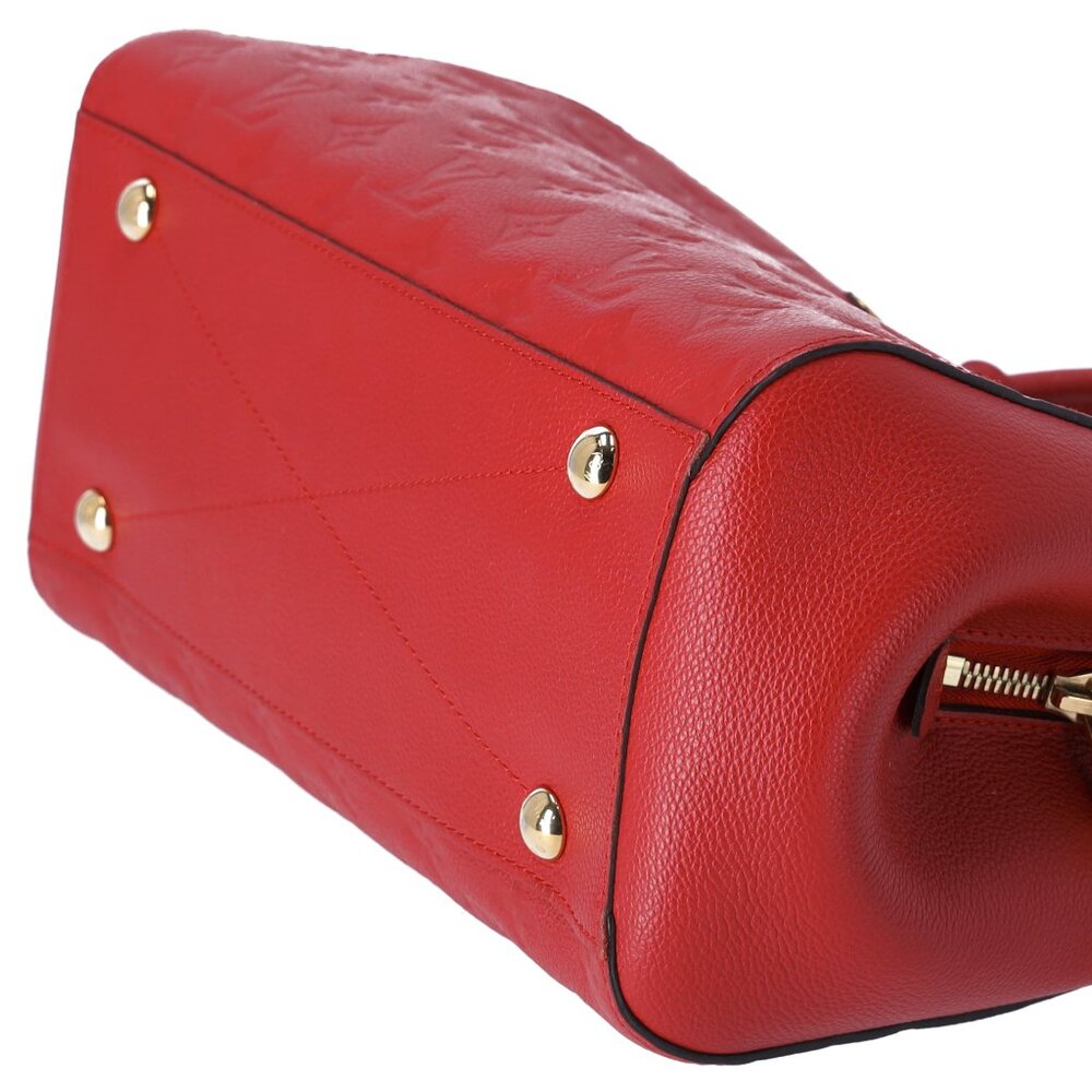 Louis Vuitton Montaigne MM Monogram Empreinte Handbag M41194 Cerise - Picture 8 of 11